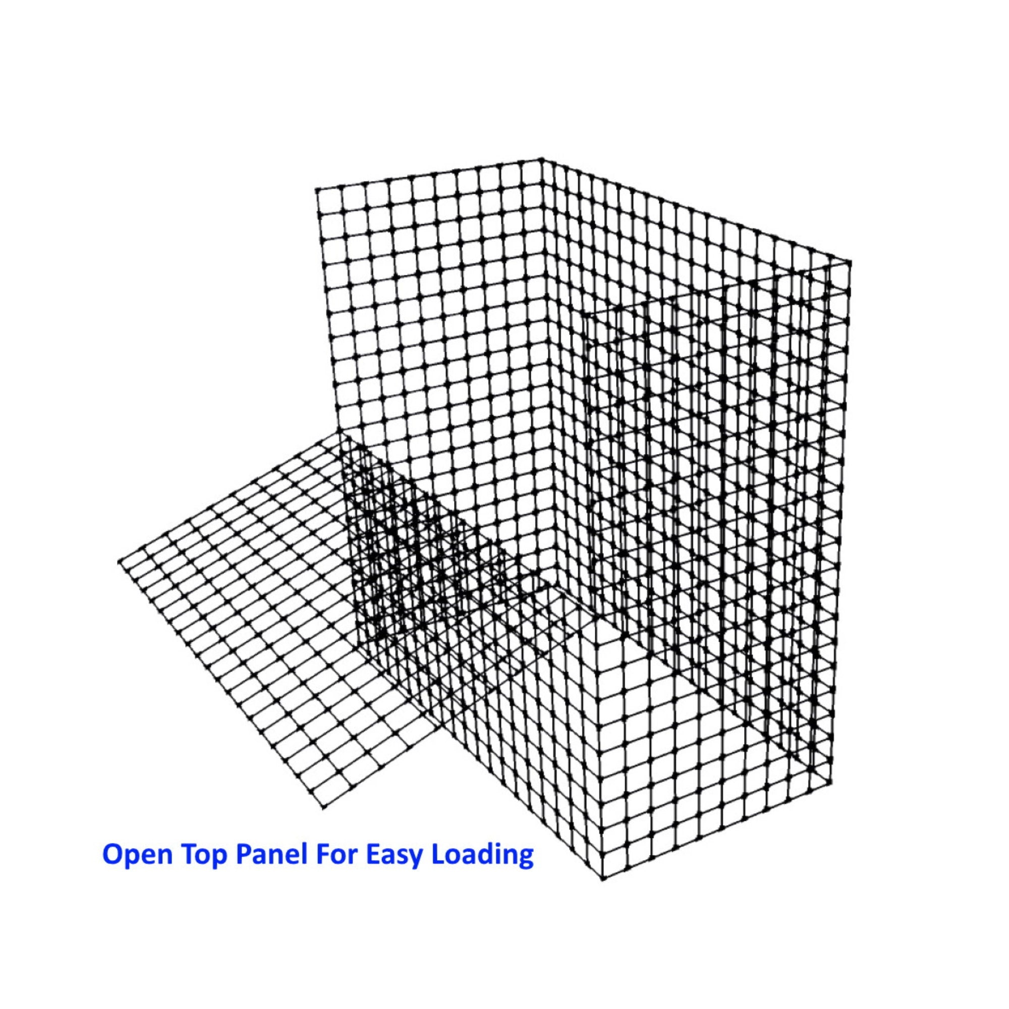 500Ltr Garden Waste Compost Bin-Wire Mesh