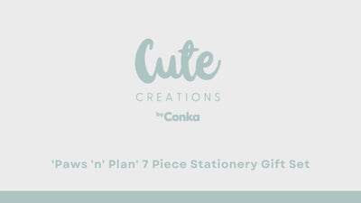 Paws 'n' Plan PUG Design 7 Piece Stationery Gift Set