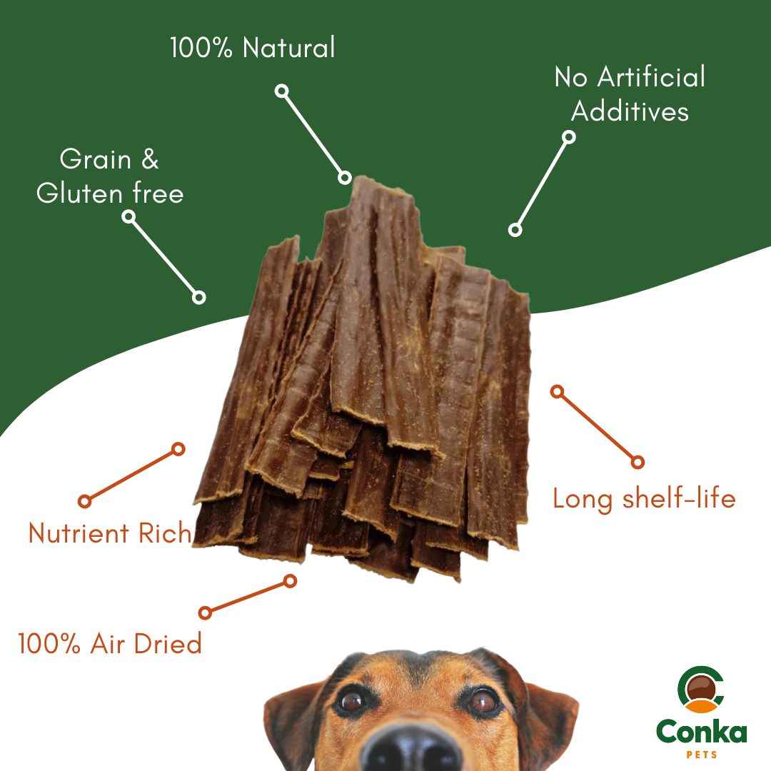 100% Natural Beef Dog Chews