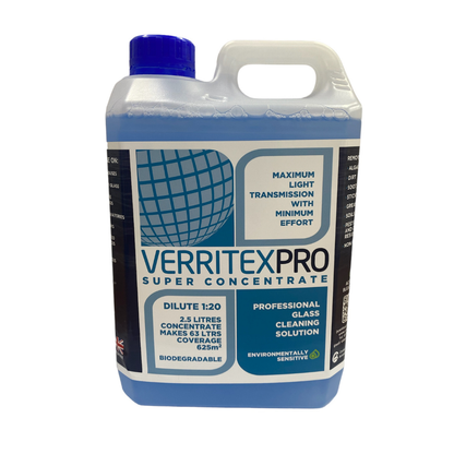 Verritex Pro Professional Glass Cleaner Concentrate 2.5 ltr