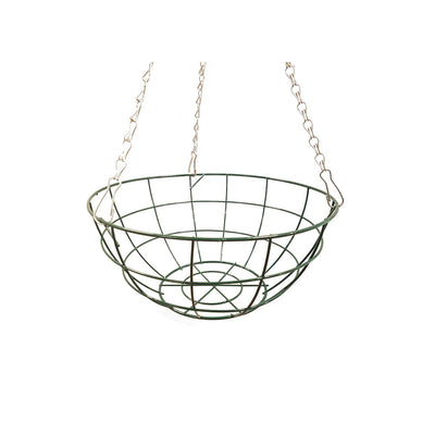 14″ Grower Wire Hanging Basket With  Strong 3 Strand Clip On Chain