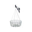 18″ Heavy Duty Large Wire Hanging Basket With Extra Strong 4 Strand Clip On Chain