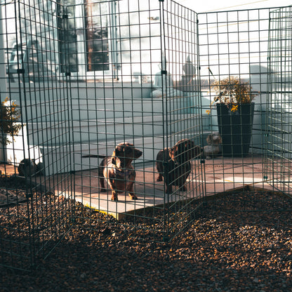 1m High Folding Dog Fence
