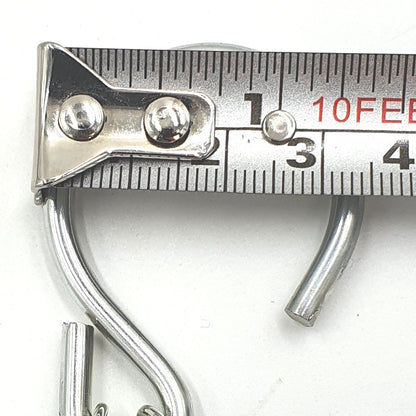 3 Strand 40cm (16") Heavy Duty Hanging Basket Clip On Chains - Ideal for 12"-14" Baskets