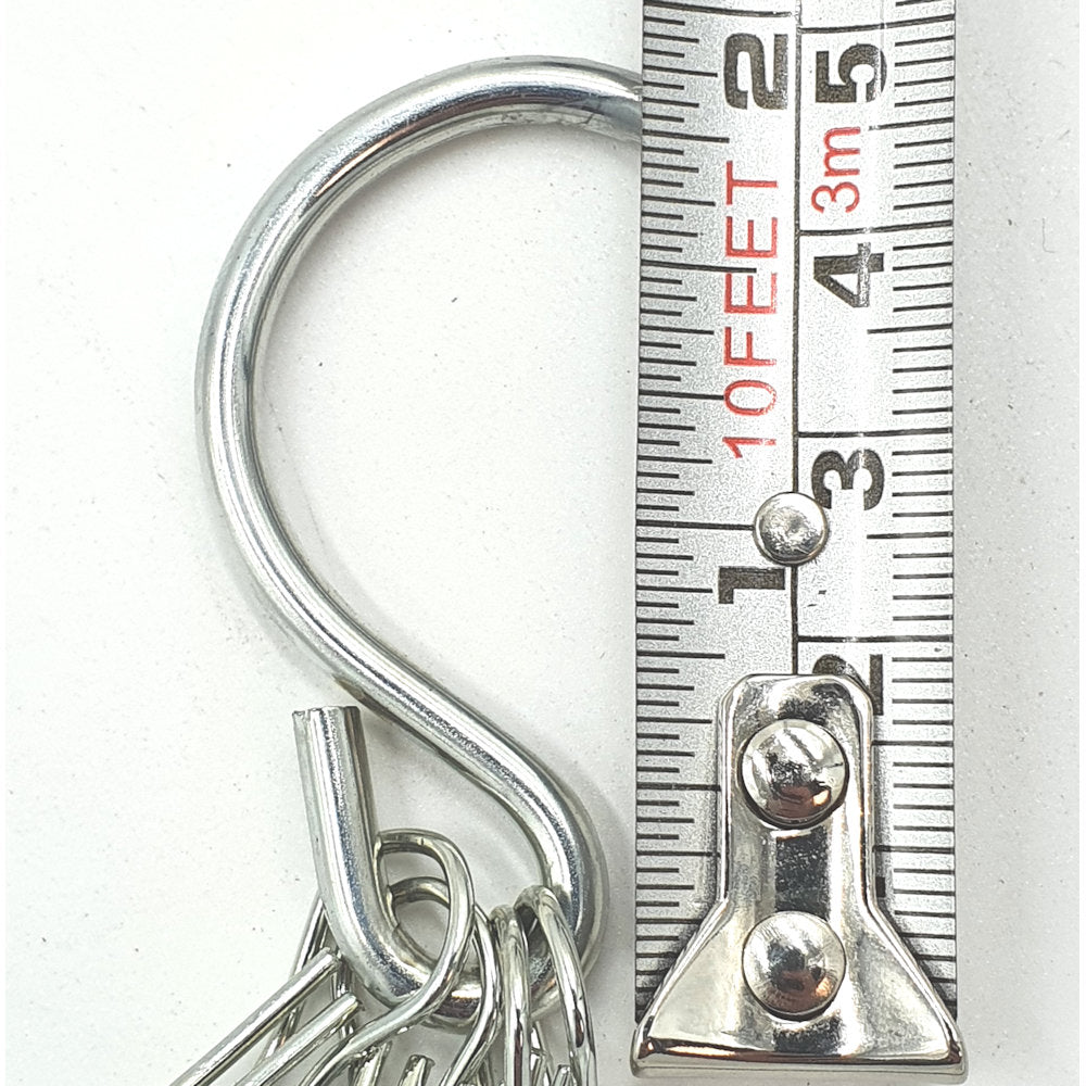 4 Strand Strong 40cm (16" long ) Hanging Basket Clip On Chains for 12-16" Baskets