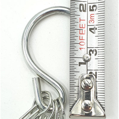 4 Strand Strong 40cm (16" long ) Hanging Basket Clip On Chains for 12-16" Baskets