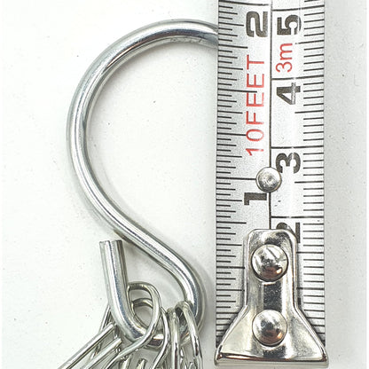 4 Strand Strong 40cm (16" long ) Hanging Basket Clip On Chains for 12-16" Baskets