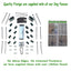 Folding Dog Fence - 60cm High (50mm x 50mm Mesh) Ideal for Puppy/Small Dogs