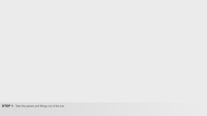 1m High Folding Dog Fence - 100mm x 125mm Mesh Size