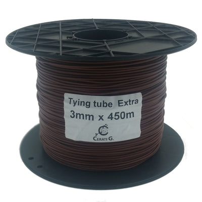 3mm x 450m Brown Plastic Tying Tube
