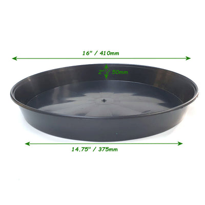 40cm (16") Large Heavy Duty Saucers for Flower Plant Pots.