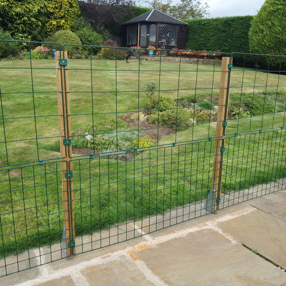 Hard Surface Permanent Fencing -  Standard Mesh - Various Heights