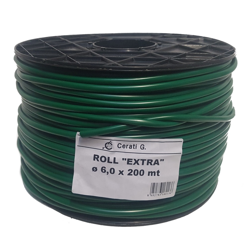 Green Plastic Tying Tube 6mm x 200m