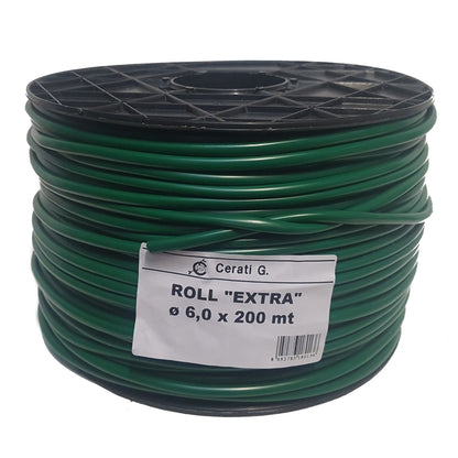 Green Plastic Tying Tube 6mm x 200m
