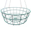 18″ Heavy Duty Large Wire Hanging Basket With Extra Strong 4 Strand Clip On Chain