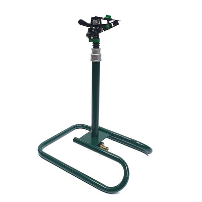 Metal Sled Base With Fully Adjustable Plastic Sprinkler with Metal Fittings