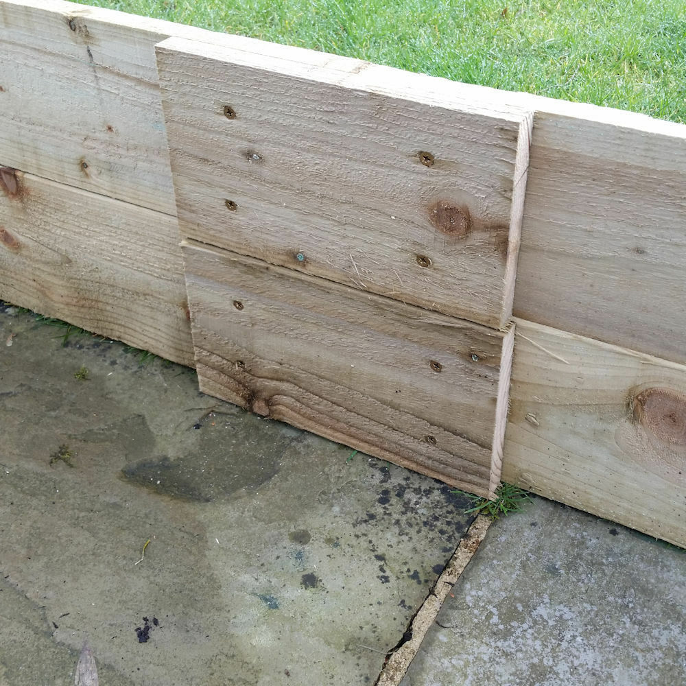 30cm / 12"High - Wooden Raised Bed Kit - FSC Treated Timber