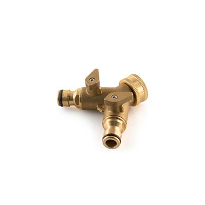 Brass Dual Tap Connector