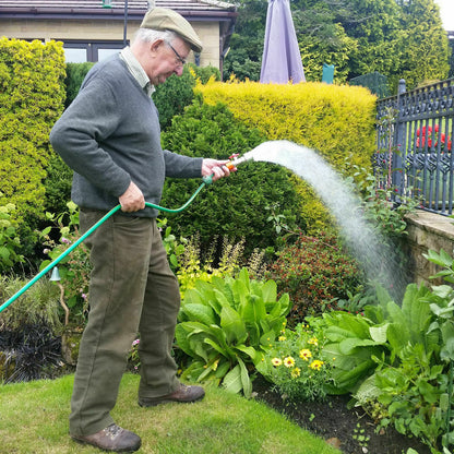 Geka Soft Rain Hand Watering Lance With Aluminium Rose Head Hose Garden Spray