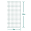 Wire Mesh Panels - 50mm (2") Square Holes - Green PVC Coated Fencing Sheet