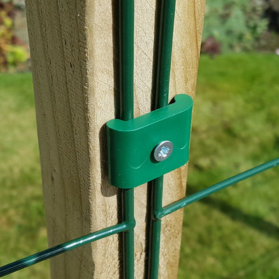 Permanent Dog Fence 1m High – 50mm Puppy-Proof Mesh – Posts & Panels Kit